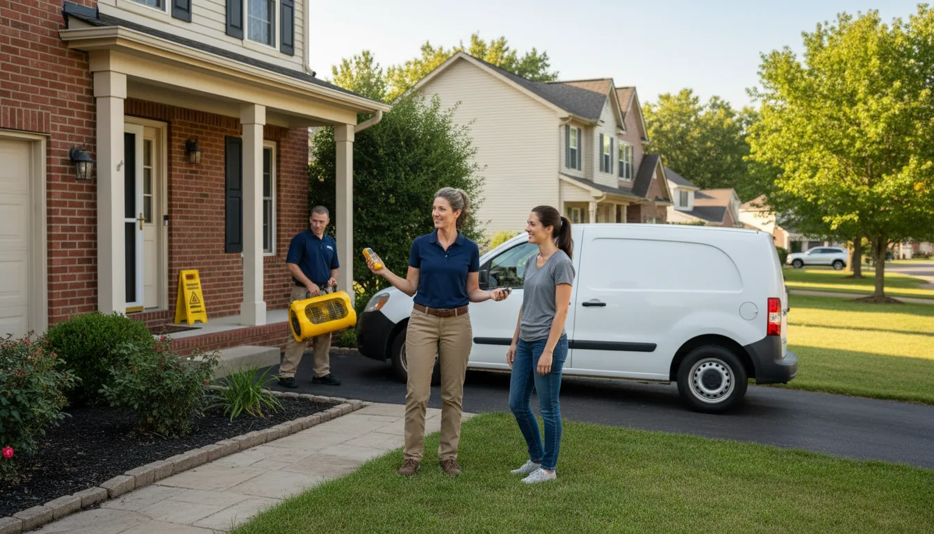 Water restoration image for Dehumidification And Cleanup Services in Rebecca, GA
